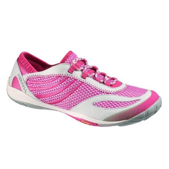 Merrell Shoes - Merrell Women Pace Glove Sneaker 8 Shoes Pink Trail Running Vibram Sole Size 9